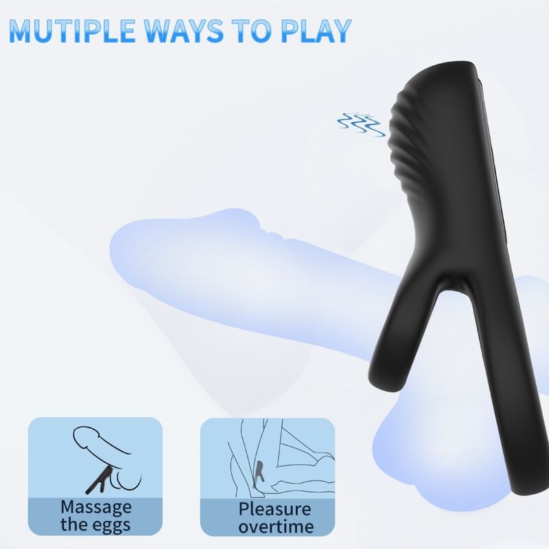 ARMONY - DOUBLE RING VIBRATOR BLACK - Image 2