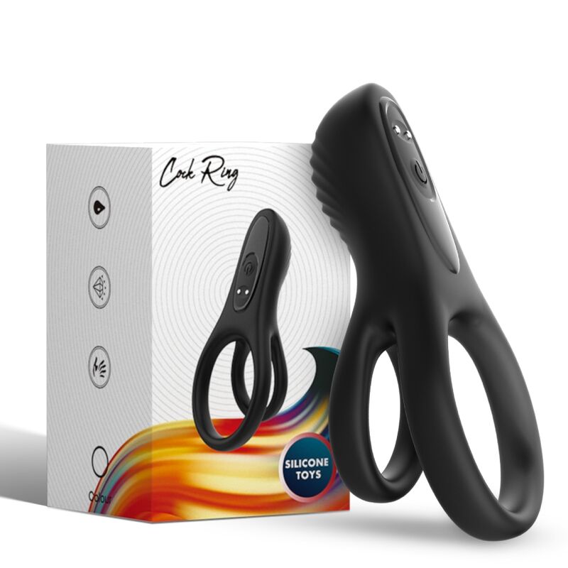 ARMONY - DOUBLE RING VIBRATOR BLACK - Image 5