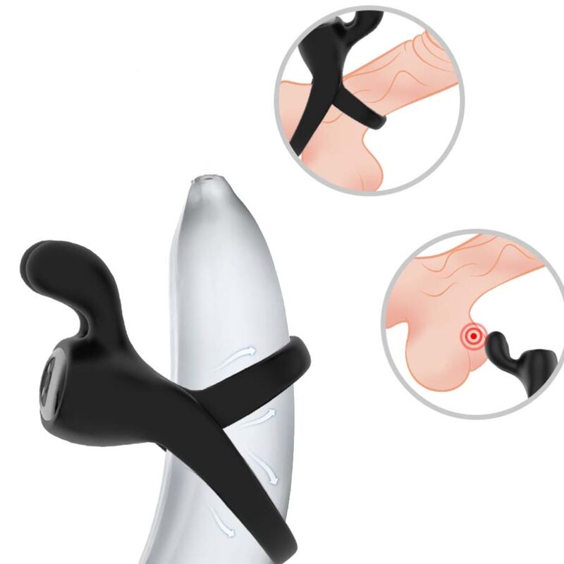 ARMONY - RING VIBRATOR RABBIT BLACK - Image 2