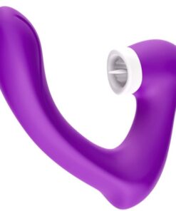 ARMONY - SECRETKISS LICKING VIBRATING CLIT  VIBRATOR CURVED PURPLE