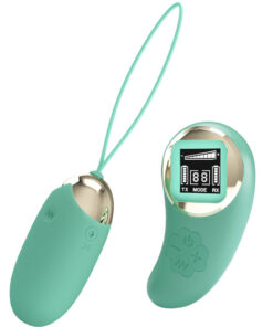 PRETTY LOVE - GREEN REMOTE CONTROL VIBRATING EGG MINE
