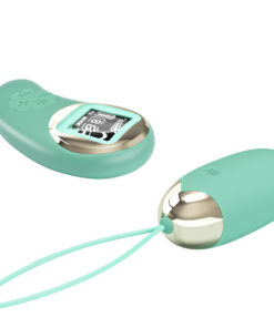 Alternative view of PRETTY LOVE - GREEN REMOTE CONTROL VIBRATING EGG MINE