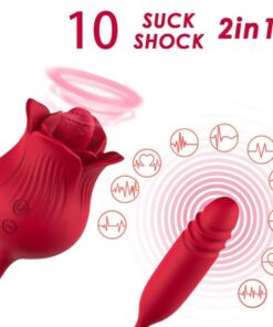 Alternative view of ARMONY - ROSELIP LICKING VIBRATING CLIT  VIBRATOR RED