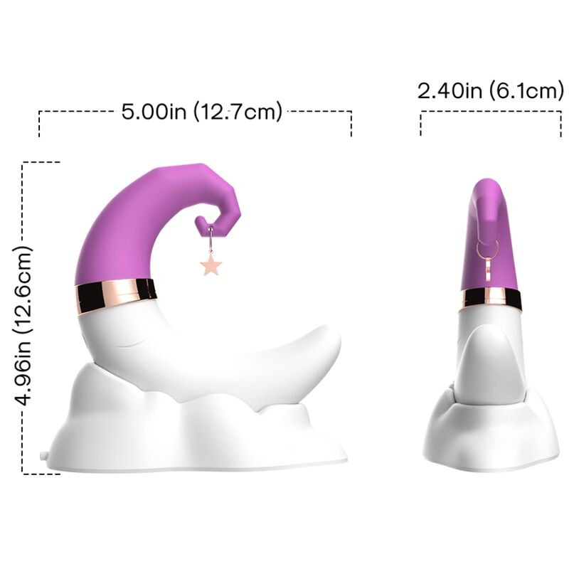 ARMONY - SWEETMOON CLITORIS G-SPOT SUCTION CUP PINK - Image 3