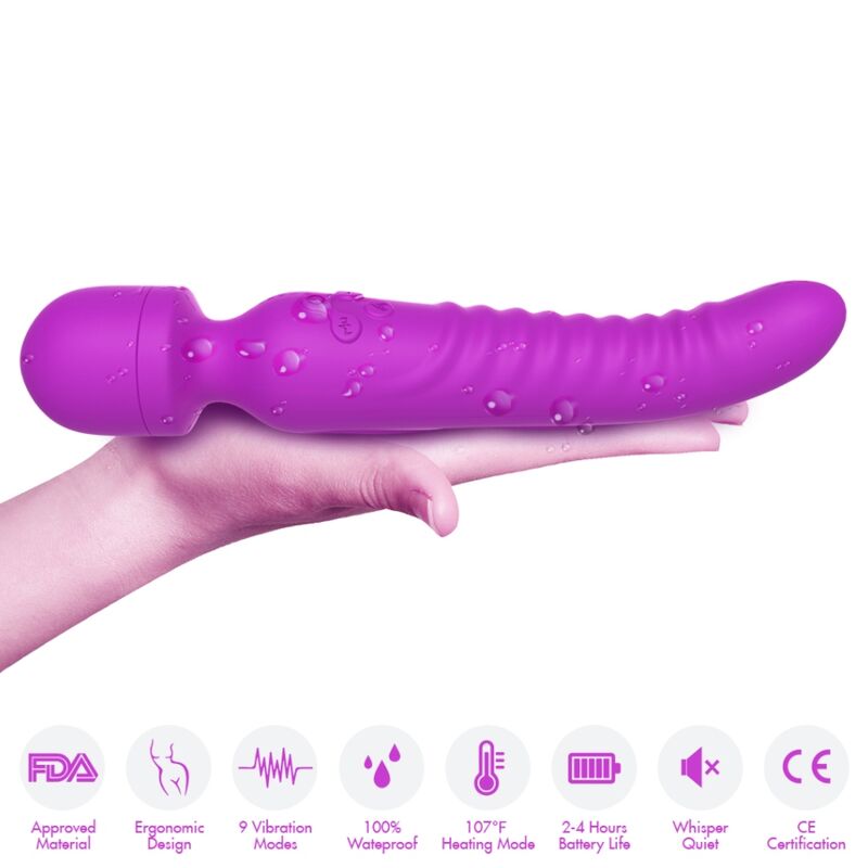 ARMONY - MISSION MASSAGER VIBRATOR HEAT EFFECT PURPLE - Image 3