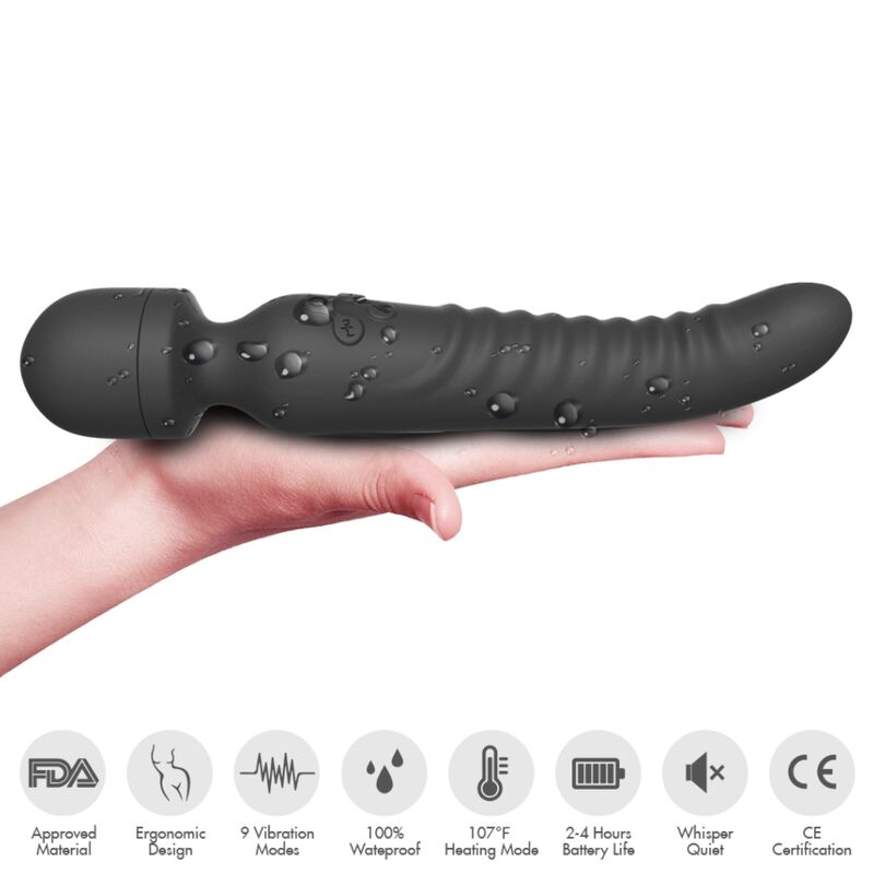ARMONY - MISSION MASSAGER VIBRATOR HEAT EFFECT BLACK - Image 3