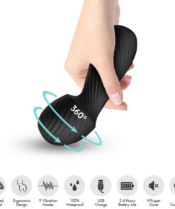 Alternative view of ARMONY - DAZZLE MASSAGER  VIBRATOR SMALL BLACK