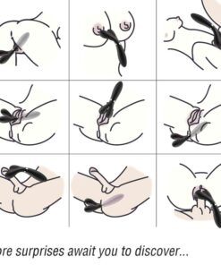 Alternative view of ARMONY - Y-WAND MASSAGER  VIBRATOR DOUBLE HEAD BLACK