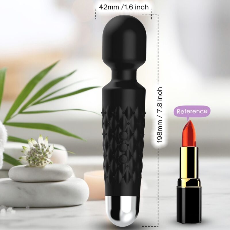ARMONY - POSTMAN MASSAGER VIBRATOR SUPER FLEXIBLE HEAD BLACK - Image 2