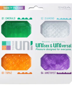 TENGA - UNI VARIETY MASTURBATOR THIMBLE PACK 4 UNITS