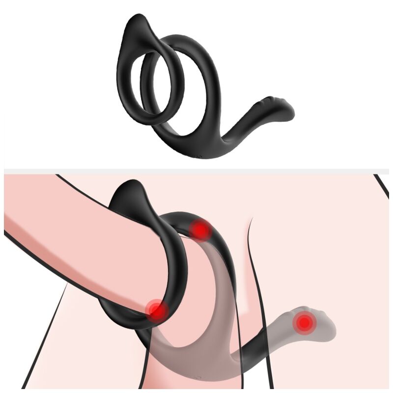 ARMONY - TAIL DOUBLE ANAL RING BLACK - Image 3