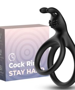 Alternative view of ARMONY - TENSY DOUBLE RABBIT RING BLACK