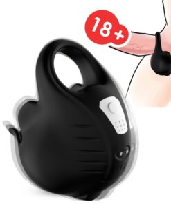 Alternative view of ARMONY - CUPPING VIBRATOR RING REMOTE CONTROL BLACK