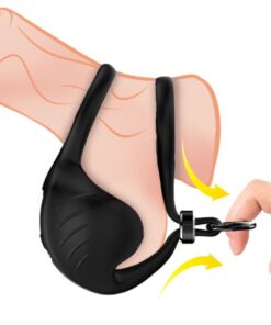 ARMONY - MANTA SCROTUM VIBRATOR RING BLACK