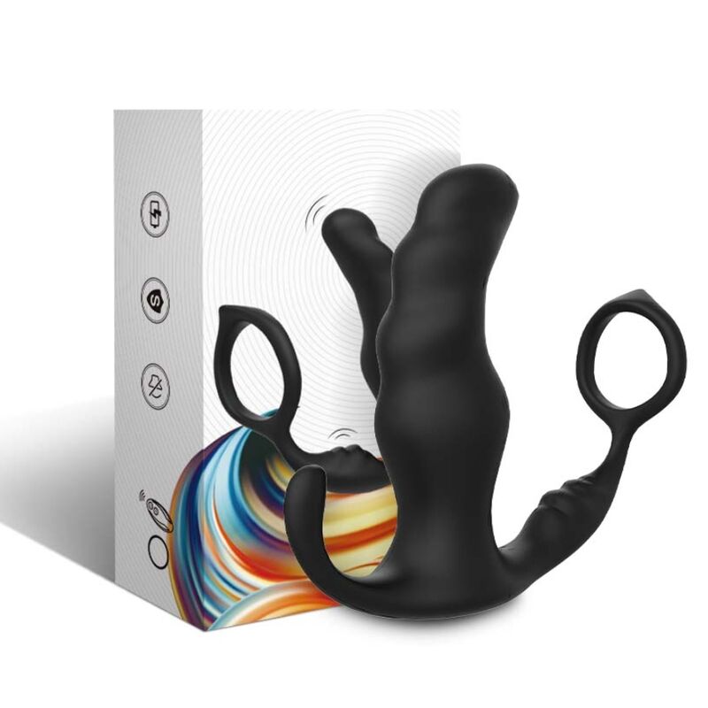 ARMONY - KNIGHT VIBRATOR ANAL PROSTATE RING REMOTE CONTROL BLACK - Image 4