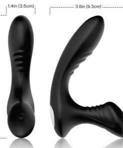Alternative view of ARMONY - STORM VIBRATOR ANAL PROSTATE  PLUG REMOTE CONTROL BLACK