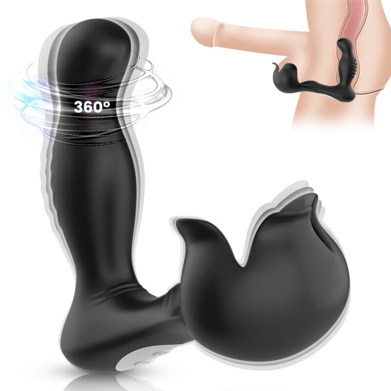 ARMONY - SURROUND VIBRATOR ANAL STIMULATOR TESTICULOS REMOTE CONTROL BLACK - Image 2