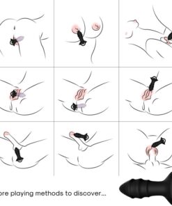 Alternative view of ARMONY - KYLIN FINGER VIBRATOR  ANAL PLUG REMOTE CONTROL BLACK