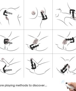 Alternative view of ARMONY - MANFUN VIBRATOR  STIMULATOR ANAL PLUG REMOTE CONTROL BLACK