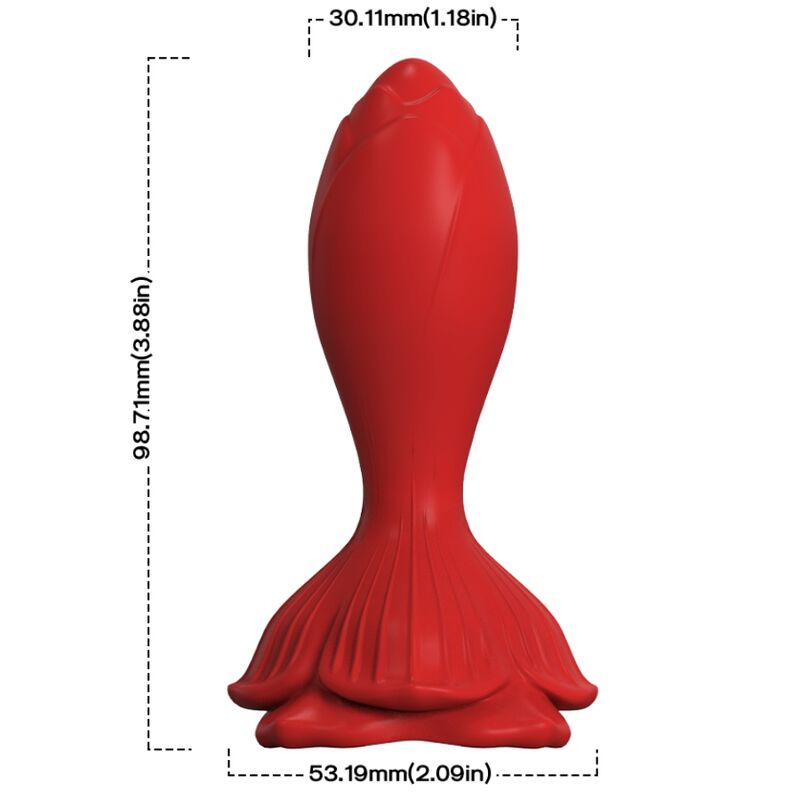 ARMONY - PINK VIBRATOR ANAL PLUG SMALL REMOTE CONTROL RED - Image 2