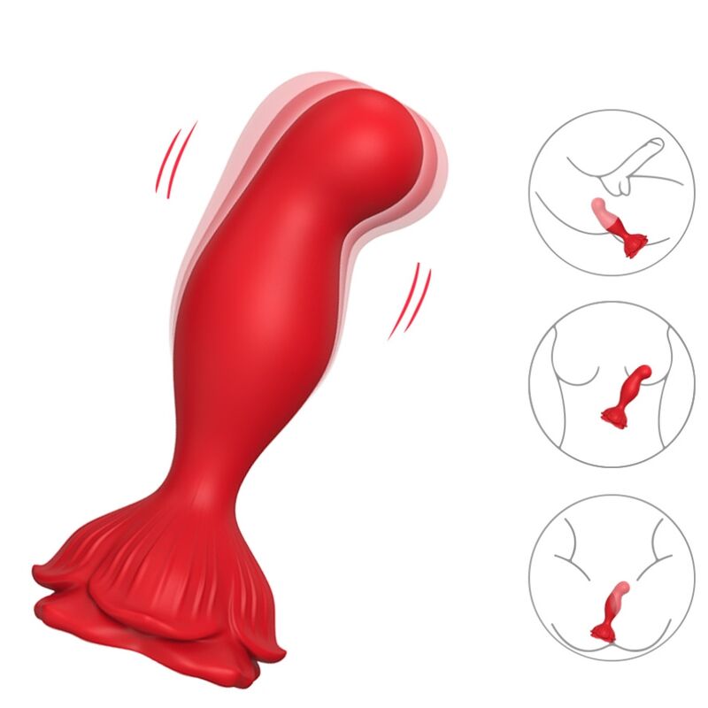ARMONY - PINK VIBRATOR ANAL PLUG REMOTE CONTROL RED - Image 4