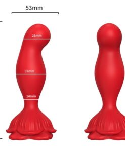 Alternative view of ARMONY - PINK VIBRATOR  ANAL PLUG REMOTE CONTROL RED