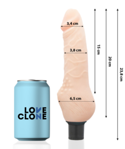 Alternative view of LOVECLONE - DAVEN SELF LUBRICATION REALISTIC 23.8 CM -O- 3.8 CM