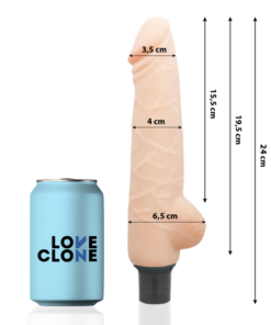Alternative view of LOVECLONE - HARALD SELF LUBRICATION VIBRATOR 24 CM -O- 4 CM