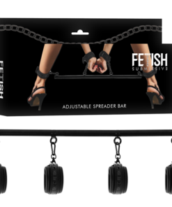 FETISH SUBMISSIVE BONDAGE - ADJUSTABLE SEPARATOR BAR 4 PIECES