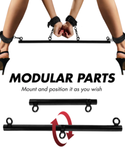 Alternative view of FETISH SUBMISSIVE BONDAGE - ADJUSTABLE SEPARATOR BAR 4 PIECES