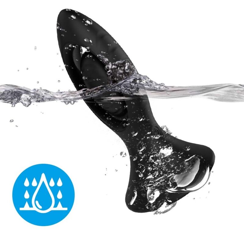 ARMONY - VIBRATOR ANAL PLUG SILICONE BLACK - Image 3