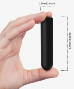 ARMONY - WARHEAD VIBRATOR BULLET BLACK 2 CM x 8.8 CM