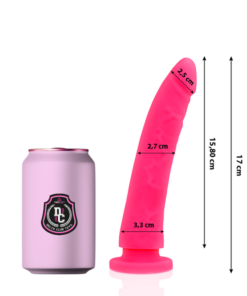 DELTA CLUB - TOYS PINK DILDO MEDICAL SILICONE 17 CM -O- 3 CM