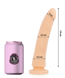 DELTA CLUB - TOYS NATURAL DILDO MEDICAL SILICONE 20 CM -O- 4 CM