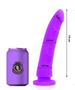 DELTA CLUB - TOYS LILAC DILDO MEDICAL SILICONE 20 CM -O- 4 CM