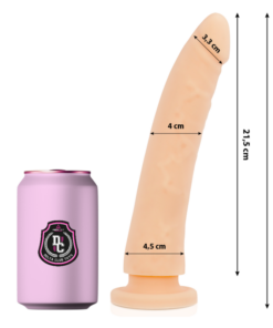 DELTA CLUB - TOYS NATURAL DILDO MEDICAL SILICONE 23 CM -O- 4.5 CM