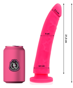 DELTA CLUB - TOYS PINK DILDO MEDICAL SILICONE 23 CM -O- 4.5 CM