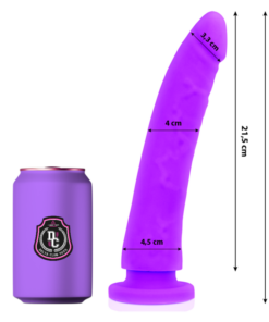 DELTA CLUB - TOYS LILAC DILDO MEDICAL SILICONE 23 CM -O- 4.5 CM
