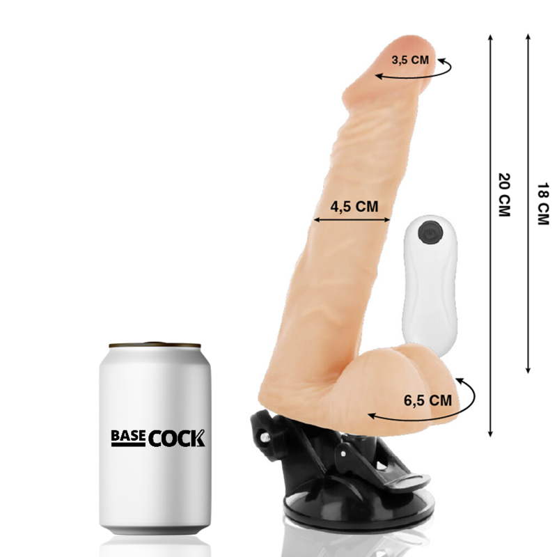BASECOCK - REALISTIC ARTICULABLE REMOTE CONTROL FLESH 20 CM - Image 2