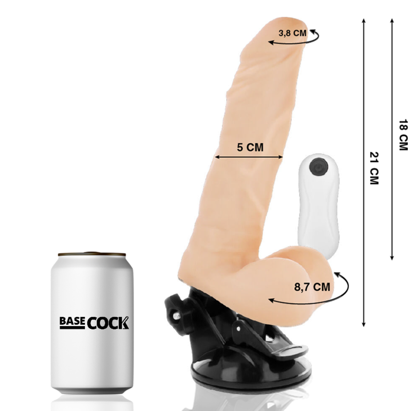 BASECOCK - REALISTIC BENDABLE REMOTE CONTROL FLESH 21 CM - Image 2