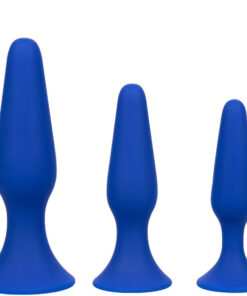 CALEXOTICS - ADMIRAL KIT 3 ANAL PLUG BLUE