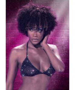 Alternative view of CALEXOTICS - RADIANCE TRIANGLE BIKINI TOP RHINE