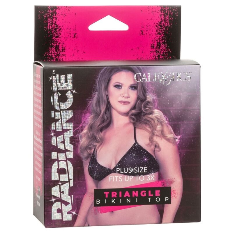 CALEXOTICS - RADIANCE TRIANGLE BIKINI TOP RHINE PLUS SIZE - Image 4