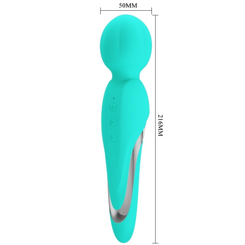 PRETTY LOVE - WALTER VIBRATOR WAND AQUA GREEN - Image 5