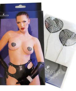 Alternative view of CHILIROSE - CR 4662 NIPPLE COVERS SILVER  BLACK