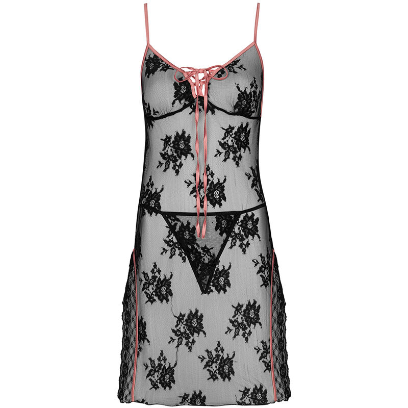 LIVCO CORSETTI FASHION - KARONIN LC 90628 FALDA + PANTY NEGRO - Image 2