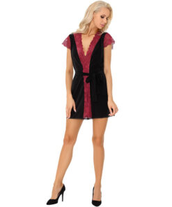 LIVCO CORSETTI FASHION - KUMIKO LC 90428 BATA + PANTY NEGRO S/M