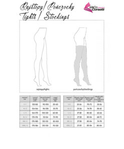 Alternative view of LIVCO CORSETTI FASHION - LAMEAN LC XG044 STOCKINGS BLACK ONE SIZE