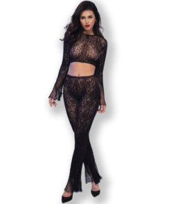 CHILIROSE - CR 4648 TOP  PANTALON ROJO S/L