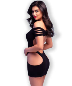 Alternative view of CHILIROSE - CR 4671 VESTIDO NEGRO S/M